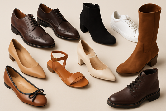 male and female shoes
