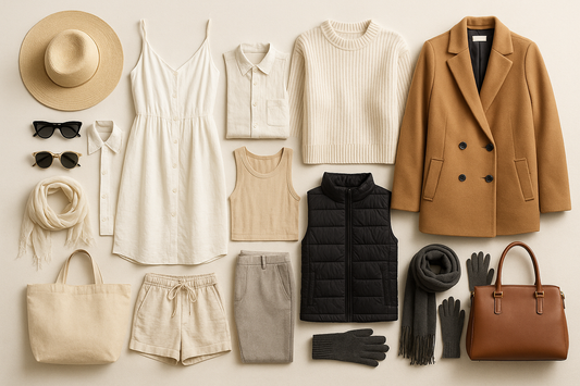 summer and winter clothes and accesories collection accept jewelary and shoes